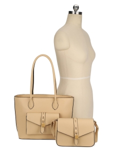 Fashion Handbag Set ZS-30638 TAN